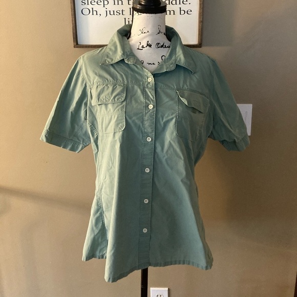 Timberland womens short sleeve top size XL light green - Picture 2 of 11